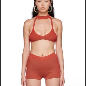 Paloma Wool Knit Bralette and Shorts